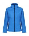 Dames Softshell Jas Octagon II Regatta TRA689 oxford blue-zwart